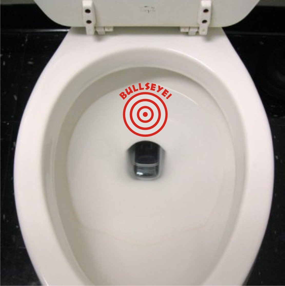 bathroom bullseye