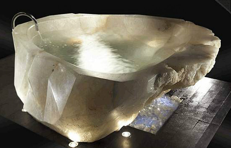 crystal bathtub