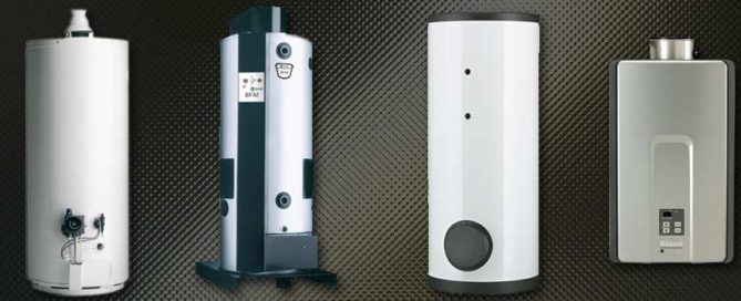 different types of water heaters
