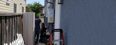 can a tankless water heater be installed outside?