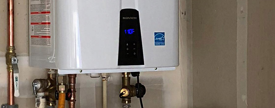 can I install a tankless water heater in a bathroom?